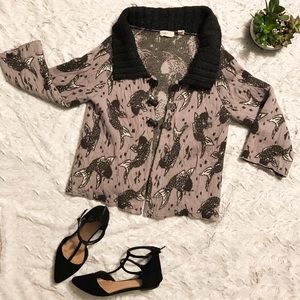 Sleeping on Snow Koi Fish Cardigan